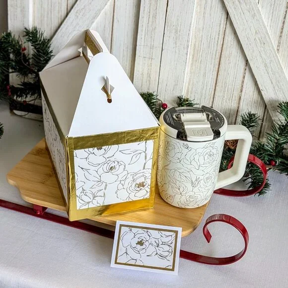 New!  BruMate Resa Müv 15oz in Enchanted Rose! Handmade Coordinating Box & Tag - Picture 4 of 10